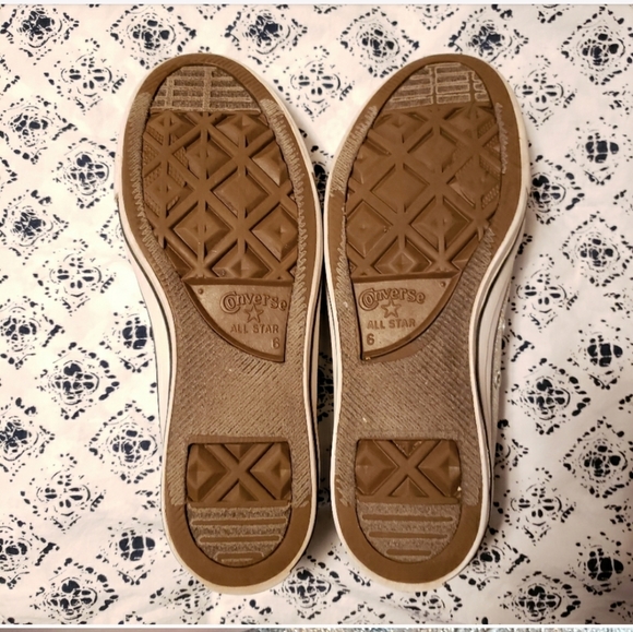 Converse All-Star silver metallic sneakers - Picture 5 of 9